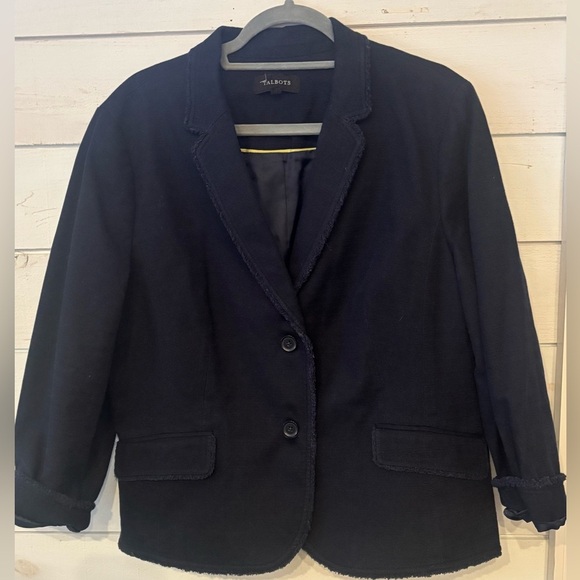Talbots Women's Navy  Blazer in size 18 - Picture 1 of 11
